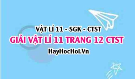 Giải Vật lí 11 trang 12 Chân trời sáng tạo SGK